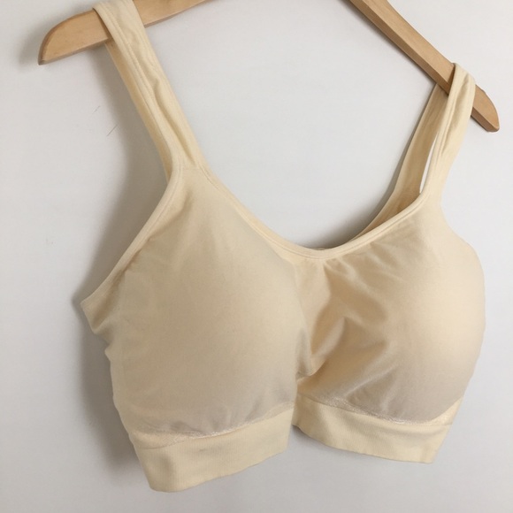 Truekind Wireless Shaping Bra Women’s 3XL Cream Lightly Padded Seamless Soft - Picture 7 of 13